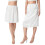 Women's satin half slip with lace trim 4