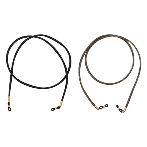 PU Leather Eyeglasses Chain Holder 2 Pack