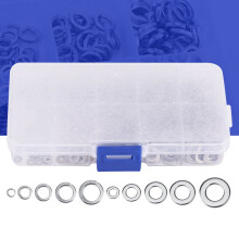 Stainless Steel Flat and Spring Washers Assortment Set 300