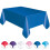 Plastic Rectangle Tablecloth Blue 6 ft x 4.5 ft 1