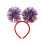 Women's Red White Blue Glitter Headband with Spinning Star 1