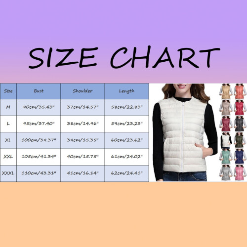 Women's Puffer Vest Watermelon Red L 1