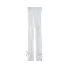 Girls Fishnet Tights Princess Style Footed Leggings White