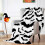 Halloween Throw Blanket Soft Plush Bats Black White 40x30 2