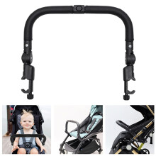 Baby Stroller Handrail Guardrail Adjustable Angle Black