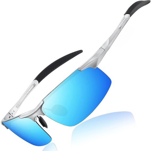 Men's Polarized Sunglasses UV Protection Al-Mg Metal Frame
