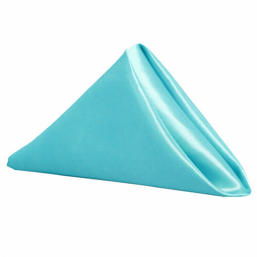 Satin Napkin Bright Silk Soft Smooth Fabric 12 pcs