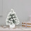 Mini albero di Natale artificiale da 35 cm, decorazione da scrivania. 5