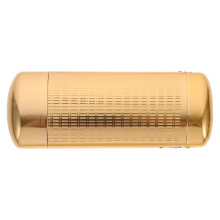 Aluminum Glasses Case Unisex Hard Shell Golden 5.71" x
