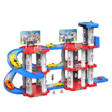 Rail Car Toy Parking Lot for Children DIY City Playset