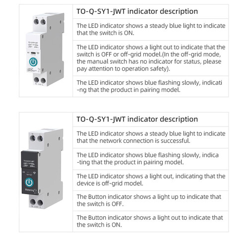 Tuya WiFi Smart Circuit Breaker with App Control 2