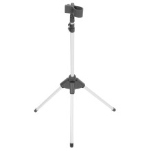 Metal Hair Dryer Holder Adjustable Height Black 1 Set