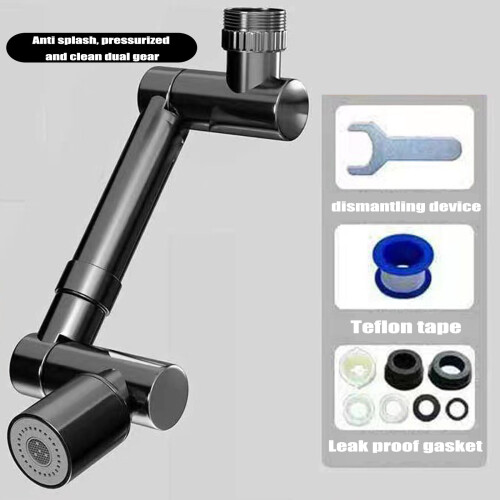 Swivel Faucet Extender Double Gear 1440 Rotation