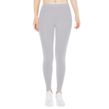 Women's low-waisted opaque yoga leggings gray XXL