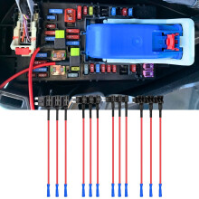 Kit de Fusíveis de Derivação 12V4-Tipo 12 peças Mini Micro2 Perfil Baixo ATO
