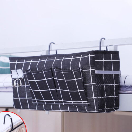 Panier de rangement suspendu avec poches pour utilisation murale ou sur porte