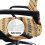 Roterande stolsöverdrag Tribal Patchwork Khaki L 5