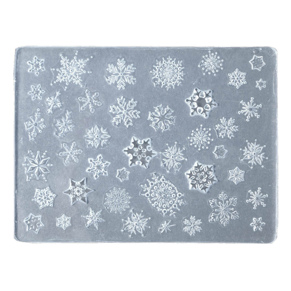 Nail Art Silicone Mold 3D Embossed Stencil
