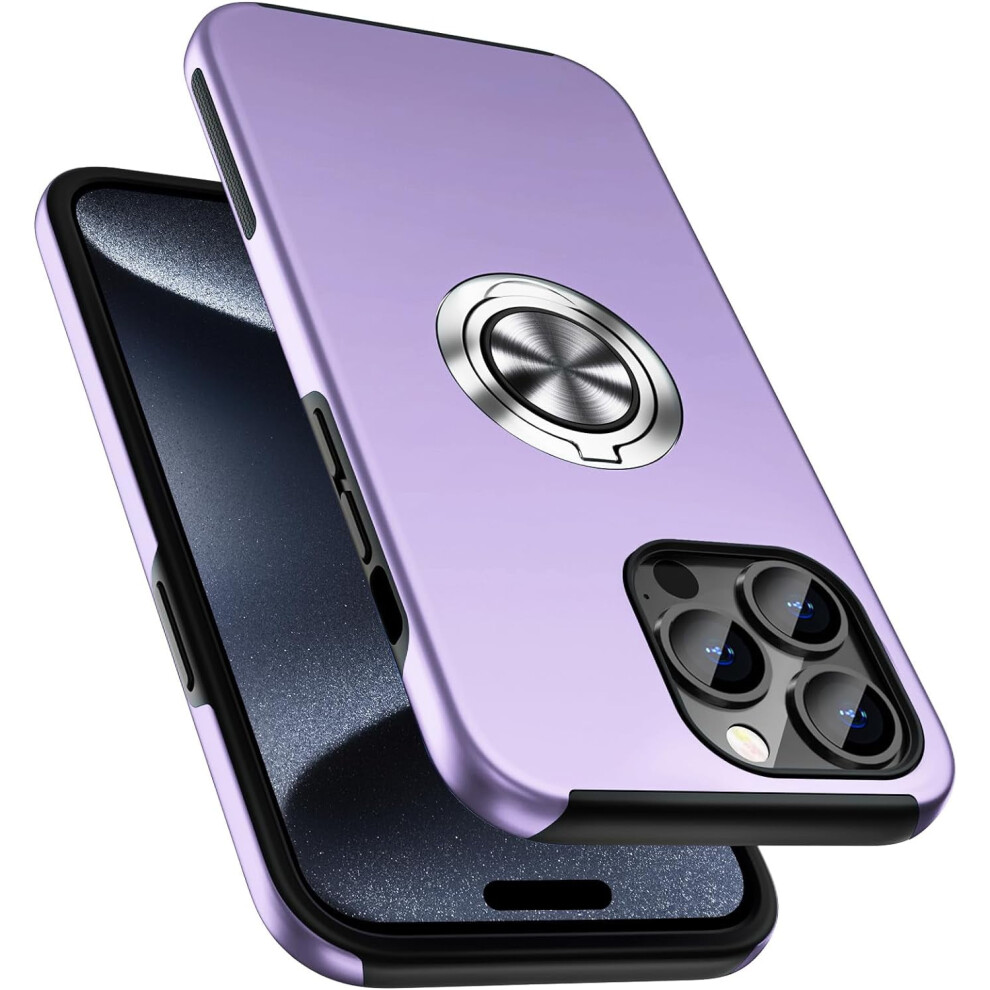 Iphone 14 Pro Max Heavy Duty Case With Dual Layer, Purple 9132278423432