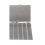 Clear Plastic Tackle and Jewelry Organizer Box 5-Grid 4-Pack 1