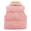 Gilet imbottito per bambini foderato in pile, rosa, taglie S-XXL 3