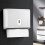Wall-Mounted Tissue Dispenser White 5