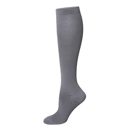 Women's Mid-Calf Compression Socks Grey XL
