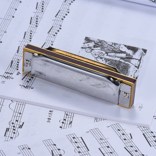 Folkmaster Standard diatonic harmonica C key 10-hole 1