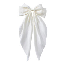 Butterfly Knot Hair Clip Fabric Long Floating Headpiece for