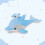 Simulation Dolphins Plush Toy Lifelike Lint-Free 1 Piece 1