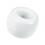 Ceramic Toothbrush Holder Round White 1.65 x 1.18 Inch 1