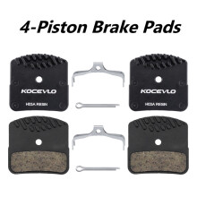 Bicycle Disc Brake Pads with Resin Cooling Fins for SHIMANO