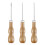Sewing Awl with Wooden Handle for Leather Stitching - 1