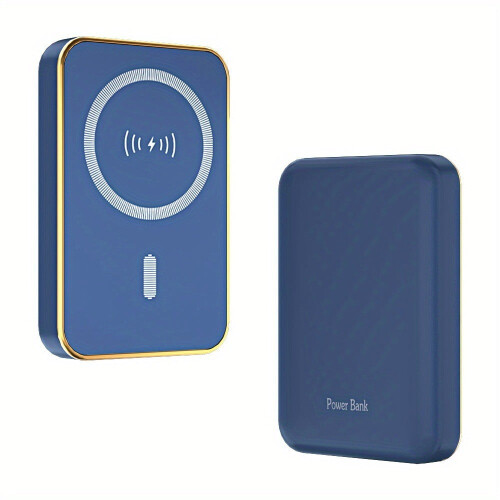 Magnetic Power Bank 5000mAh Blue