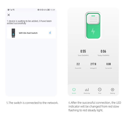 Tuya WiFi Smart Circuit Breaker App Control 1 Unit 2