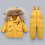 Toddler Down Jacket and Pants Set Yellow 3-4 Years 2