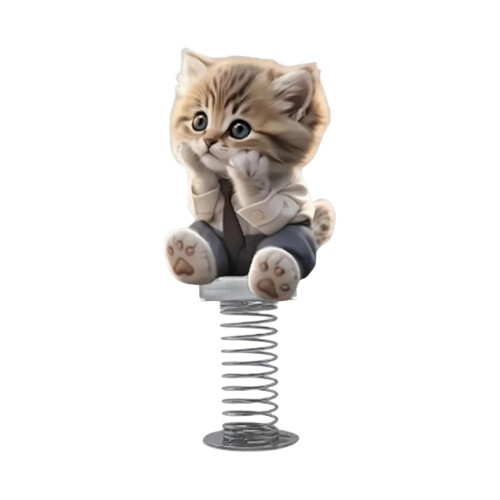 Acryl Shy Kitty bobblehead autodashboardversiering