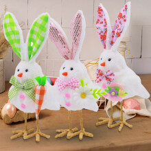 Easter Bird Figurine Polyester Spring Decoration 27 cm