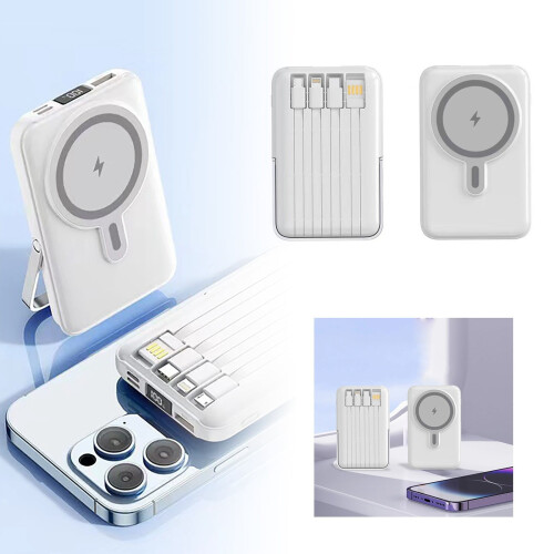 45W Portable Power Bank Type-C Snap Wireless Charging for