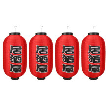 Japanese-style chochin lantern 10 inch 4 pcs