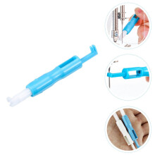 Sewing Needle Threader Plastic 2 pcs 0.5 x 0.39 in