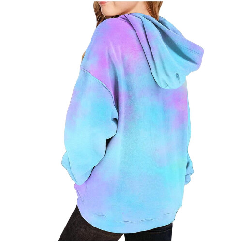 Sweat-shirts pour adolescentes, style preppy, tunique, pull à capuche, taille 2