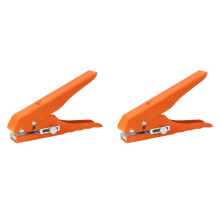 2Stück 12 mm Kantenanleim-Stanzzange Holzbearbeitungsschraube Lochabdeckung PVC-Stanzwerkzeuge Stanzwerkzeuge Holzbearbeitungswerkzeuge