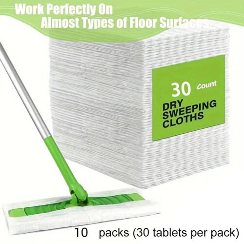 Dry Sweeping Cloths Disposable Duster Mop Pads