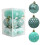 Green Christmas Ball Ornaments Plastic 12 pcs 1