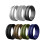 Silicone Wedding Ring for Men 8mm Width Breathable Air 1