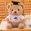 Graduation Plush Bear with Cap 23cm Soft Durable Keepsake 1