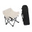Folding Camping Chair Heavy Duty White 1