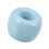 Ceramic Toothbrush Holder Round Blue 1.65 x 1.18 Inch 1