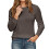 Women's Wool Blend Crew Neck Sweater Fall Winter 1